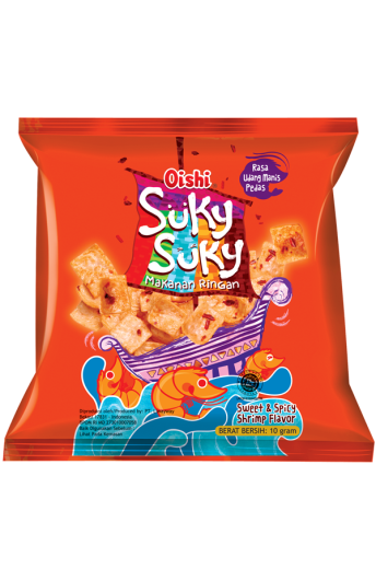  SUKY SUKY UDANG MANIS PEDAS 10GR ISI 80 BKS