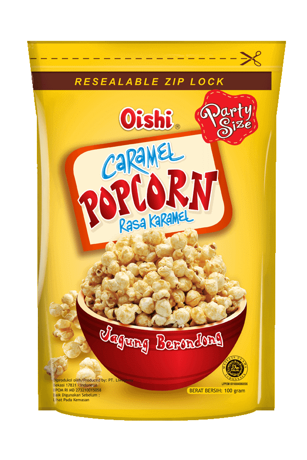  POPCORN CARAMEL 100GR ISI 20 BKS