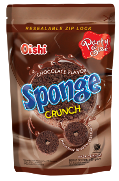  SPONGE CRUNCH COKLAT 100GR ISI 20 BKS