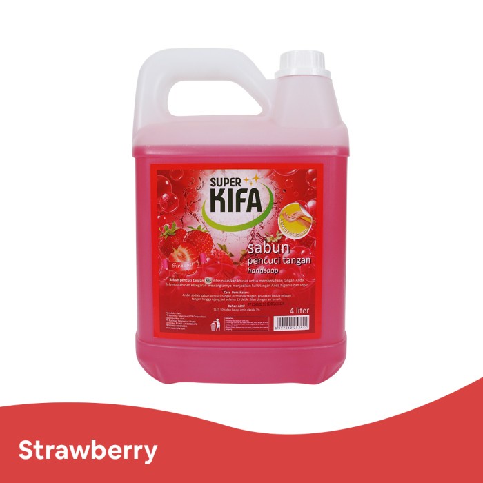 SK Jerigen Hand Soap Strawbery 4L isi 4 pcs