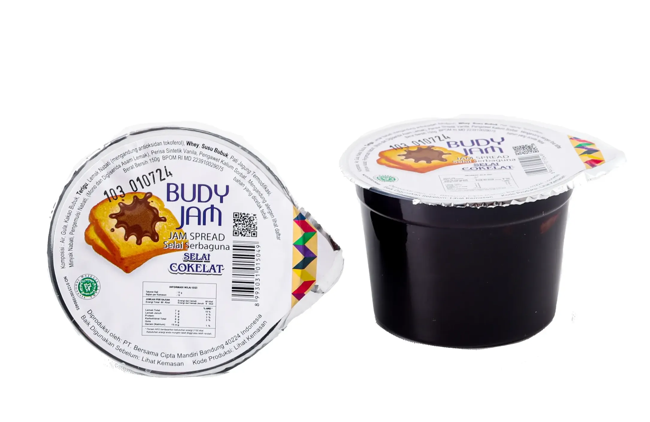  BUDY JAM CUP COKLAT 150 GR ISI 36 PCS