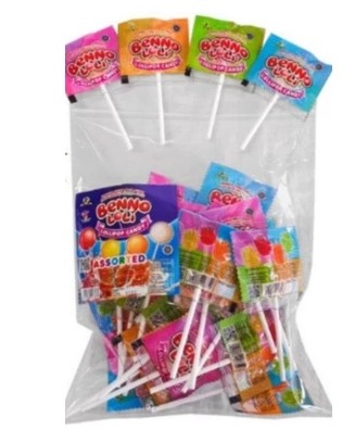 TANGAN BENNO LOLLYPOP ISI 12 TOPLES