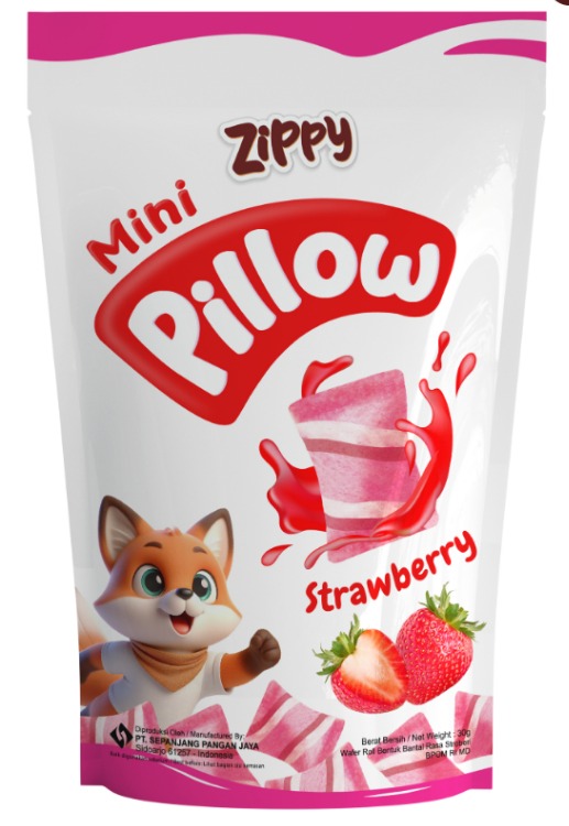 ZIPPY MINIPILLOW KLEPONSTRW ISI 30 BKS